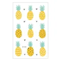 Niedlicher Ananas und Herz temporäre Tattoo Bogen, wasserdichtes Design für den Alltag. - EC-546