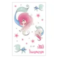 Waterproof cartoon mermaid temporary tattoo sticker for kids cute body art body decor - Mermaid Style (EC-177)
