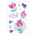Waterproof cute cartoon mermaid temporary tattoo stickers for kids party and fun decoration. - Mermaid Style (EC-172)
