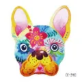 Adesivo per tatuaggio Halloween impermeabile bulldog francese colorato per bambini - CE-340 / 60*60mm