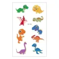 Waterproof cartoon dinosaur temporary tattoo stickers sheet for kids party fun body art. - EC-732 / 120*75mm