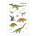 Waterproof cartoon dinosaur temporary tattoo stickers for kids, fun animal body art sheet. - EC-733 / 120*75mm