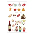 Waterproof Christmas temporary tattoo sticker for kids cute cartoon holiday body art design - EC-842