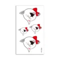 waterproof temporary tattoo sticker cute cartoon animal children body art sticker - Cat Bow(HC-252P) / 60*105mm