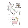 Waterproof cartoon dinosaur temporary tattoo sticker for kids birthday party fun body art decor. - EC-736 / 120*75mm