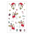 Christmas cartoon unicorn temporary tattoo sticker for kids waterproof body art design - EC-834