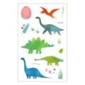 Waterproof cartoon dinosaur temporary tattoo sticker for kids, cute animal body art decal. - EC-737 / 120*75mm