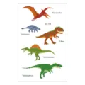 Waterproof cartoon dinosaur temporary tattoo stickers for kids, multi-style body art transfer decals. - EC-739 / 120*75mm
