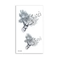 Adhesivo de tatuaje temporal con un elegante diseño artístico de ciervo y bellas aves. - Cabeza de Ciervo Árbol(HC-218) / 60*105mm