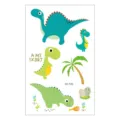 Waterproof cartoon dinosaur temporary tattoo stickers for kids, cute animal design body art. - EC-720 / 120*75mm