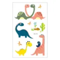 Waterproof cute cartoon dinosaur temporary tattoo stickers for kids, safe and fun body art. - EC-717 / 120*75mm