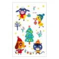 Kids Christmas cartoon animal temporary tattoo stickers cute waterproof body art sticker sheet - Christmas Style (EC-590)