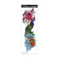 Waterproof full arm temporary tattoo sticker featuring peacock lotus and koi fish for adults - Peacock Lotus Koi (AC-001)