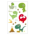 Waterproof cute cartoon dinosaur temporary tattoo stickers for kids, fun body art transfer. - EC-718 / 120*75mm