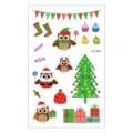 Christmas temporary tattoo stickers for kids, waterproof cute cartoon holiday body art design - EC-848