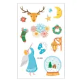 Waterproof Christmas temporary tattoo stickers cute cartoon festive body art decals for kids - EC-859