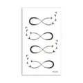 Temporary tattoo sticker infinity birds waterproof body art fake tattoo sheet for kids women - Infinity Bird(HC-272) / 60*105mm
