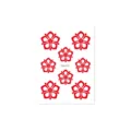 Autocollant de front de style chinois rouge tatouage temporaire pour enfants Hanfu. - CM-015 / 80x60mm