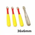 Alloy enamel baseball bat pendant DIY charm accessory for necklace bracelet keychain 36x6mm - Baseball Bat Pendant (F4-11)