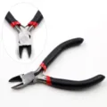 Mini diagonal cutting pliers for DIY crafts, portable wire cutter with anti-slip handle. - AH-02 Diagonal Cutting Pliers / 60.00g