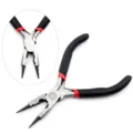 Mini jewelry pliers DIY crafting tool with comfortable ergonomic handles for precise craft work. - AH-100 Needle Nose Pliers