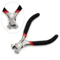 Mini end cutting pliers for DIY handmade jewelry crafting with ergonomic handle and spring. - AH-172 End Cutting Pliers