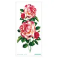 Waterproof 3D colorful rose flower tattoo sticker for arm body art temporary tattoo design. - QC-685 / 210*100mm