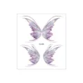 Waterproof glitter gradient butterfly temporary tattoo sticker fairy wing decal 1pc - Style FG-006 / 105*120mm