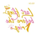 Gold foil bachelorette party temporary tattoo sticker bride team waterproof tattoo sticker - VC-237