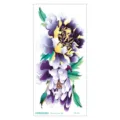 Waterproof 3D colorful peony flower temporary tattoo sticker for arm body art decor. - QC-671 / 210*100mm