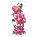 Waterproof 3D colorful peony flower arm temporary tattoo sticker for body art and fashion - QC-684 / 210*100mm