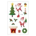Christmas temporary tattoo stickers for kids, waterproof cute cartoon holiday body art decals. - EC-852