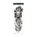 Full arm temporary tattoo sticker waterproof big demon mask design for men and women body art - Demon Mask Mechanical (AC-054)
