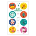 Waterproof Christmas temporary tattoo stickers for kids, cute cartoon festive body art designs. - EC-855