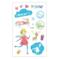 Kids Christmas temporary tattoo sticker waterproof cartoon winter pattern sheet for party fun - EC-856
