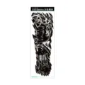 Mechanical arm temporary tattoo sticker, waterproof steampunk gear body art transfer decal. - Mechanical Punk Gears (AC-063)