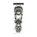 Full arm temporary tattoo sticker waterproof large gothic skull tentacle design sheet - Dark Magic Style (AC-031)