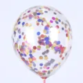 Ballon en latex transparent avec confettis 12 pouces sequins colorés pour fête décoration. - Paillettes Mixtes