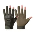 Tactische vingerloze handschoenen voor buitensport, fitness, harnas en antislip grip. - M / KP 3-Vinger Groen