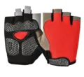 Ademende vingerloze fietshandschoenen voor heren en dames, antislip fitness sport handschoenen. - M / Mesh Semi-Geüpgraded Rood