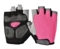 Ademende vingerloze fietshandschoenen, antislip fitnesshandschoenen voor dames en heren. - M / Mesh Semi-Geüpgraded Roze