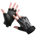 Gants de fitness demi-doigts pour hommes et femmes musculation respirants antidérapants sport - Gris W Fitness