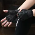 Gants de fitness professionnels demi-doigt antidérapants respirants pour l entrainement sportif. - Noir W Fitness