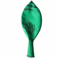 Green leaf shaped balloon with black claw marks, perfect for party and holiday decor. - Watermelon / 10 Pieces Pack