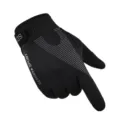 Full finger cycling gloves breathable touch screen summer outdoor sports detail view - M / Black