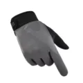 Full finger cycling gloves for men and women, summer breathable touch screen sports gloves. - M / Gray