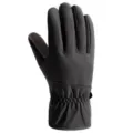Winter thermal touch screen windproof gloves in dark grey, thick and warm for outdoor riding. - M / Black Fleece