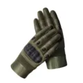 Men's tactical full-finger gloves in army green, non-slip touchscreen design for outdoor cycling. - M / Cloth Shell Full Finger B Green