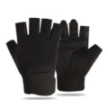 Professionele fitness handschoenen met halve vingers voor heren, antislip gewichthef handschoen. - M / LT zwart