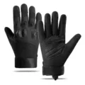 Tactical full finger gloves for men outdoor cycling motorcycle non-slip black - M / Double Shell Full Finger Black
